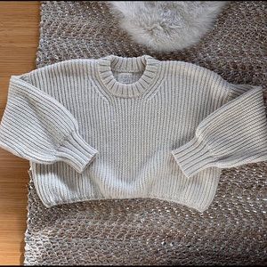 First Rite cropped sweater